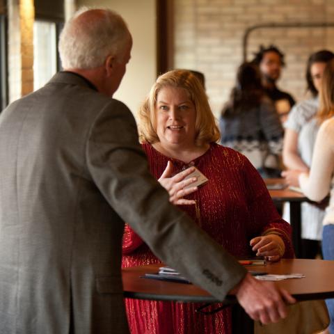 Kristen Wensing at February 2018 luncheon