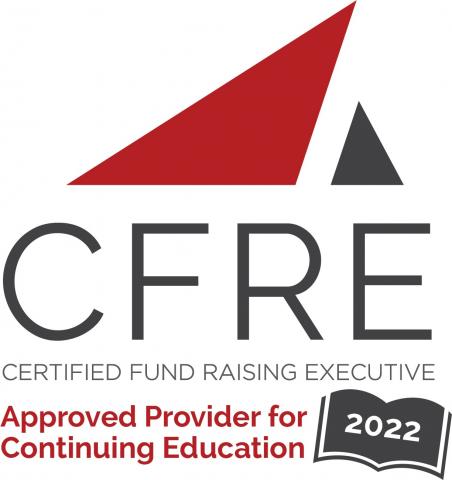Certified Fund Raising Logo "Approved Provider for Continuing Education 2022"