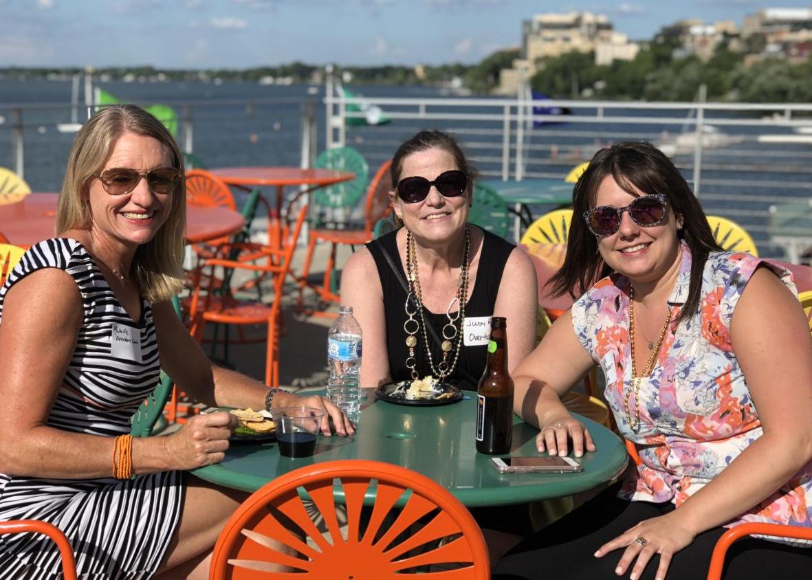 Guests at Memorial Union Terrace