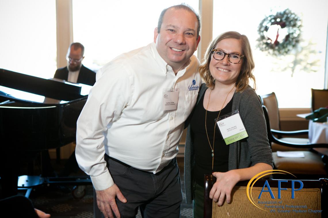Anna January and Geoffrey Sandler